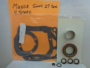 MUNCIE 4 SPEED GASKET KIT WITH SEALS,BUSHING M20 M21 M22 27 SPLINE OUT PUT - Picture 1 of 3