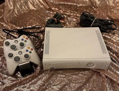 2 CONTROLLERS With Charger/ Holder Bundle Microsoft XBOX 360 PRO  Gaming System - Image 1 of 4