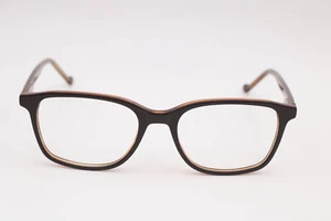 Liingo Moab Brown Rectangle C1 Eyeglasses Frames 51-18-140 - Picture 1 of 6