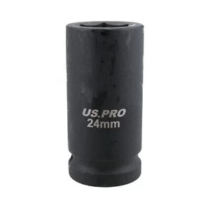 24mm Deep Impact Socket 3/4" Drive Single Hex 6 Point Chrome Vanadium Steel - Picture 1 of 3