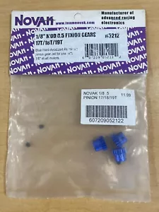 Rare Vintage Novak 1/8 NOV52122 blue - Aluminum Pinion Set 0.6M 17/18/19T - Picture 1 of 1