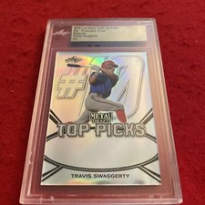 2018 Leaf Metal Draft Travis Swaggerty Pre-Production Proof Prismatic 1/1