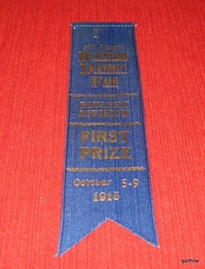 PREISBAND 1915 RIVERSIDE CALIFORNIA DISTRICT FAIR GEFLÜGEL * BLAU - Bild 1 von 1