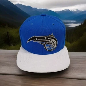 Orlando Magic Adidas Snapback Hat Cap Blue White Men's Embroidered NBA - Picture 1 of 19
