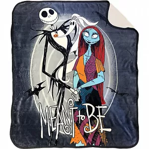 Nightmare Before Christmas Moonlight Madness 50" x 60" Sherpa Throw Multi-Color - Picture 1 of 3