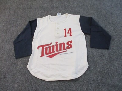 Camisa Kent Hrbek Minnesota Twins Niño Mediana Vintage Campeón 1987 Hecha en EE. UU.* Foto 1 de 4