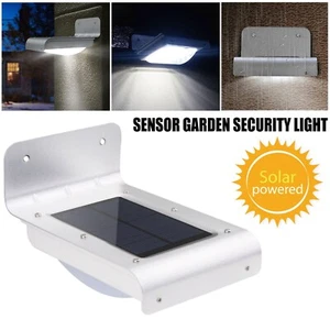 Home 16 LED Solar Power Motion Sensor Garden Security Light Outdoor Waterproof - Picture 1 of 12