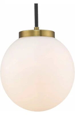 Z-Lite 477P10 матовый черный/старый латуни Parsons - 1 свет подвеска в современном стиле - Изображение 1 из 4