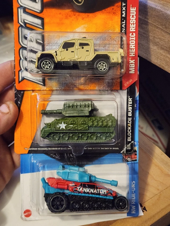 Hot Wheels/Matchbox MILITARES camiones cisterna policía Foto 1 de 1