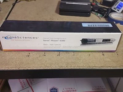 Cartucho de tóner negro de alta capacidad Phaser 6300 MediaSciences  Foto 1 de 2