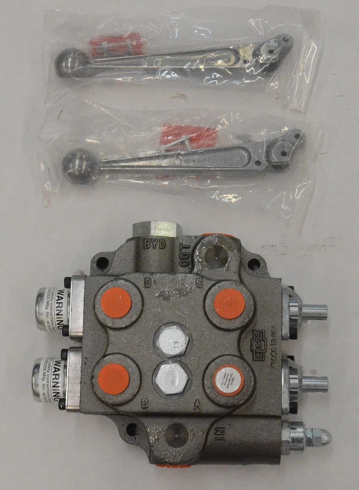 Cross Double Spool Open Center Hydraulic Valve SBA22 136251
