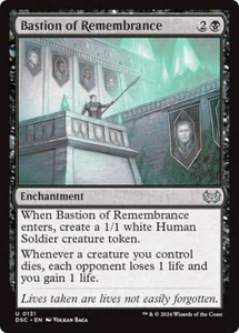 BASTION OF REMEMBRANCE x4 mtg NM-M Commander Duskmourn 4 Unc - Picture 1 of 1