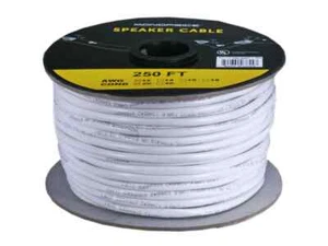 250ft White Access Series 12AWG CL2 Rated 2-Conductor Speaker Wire 3844 - Picture 1 of 1