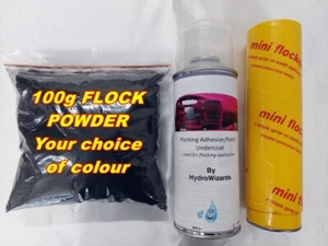 Flocking Kit DIY with Aerosol Spray Can Flock Application Kit Dashboard Flocking - Picture 1 of 12