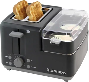 West Bend 78500 Breakfast Station, 2-Slice Toaster with Removable Meat and Veget - Picture 1 of 12