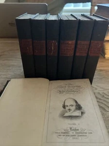 Job Lot x7 William Shakespeare Knights Cabinet Editions 1856 - Picture 1 of 16