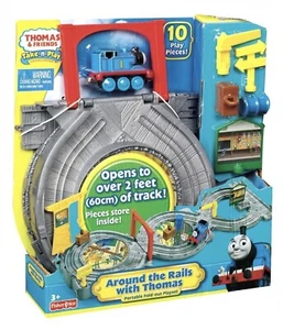 Thomas & Friends Take n Play Around The Rails With Thomas Fold-out Playset Rare! - Picture 1 of 4