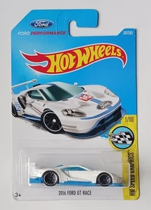 2016 Hot Wheels 2016 Ford GT Race Error Car Missing Side Tampo/Graphics  - Picture 1 of 3