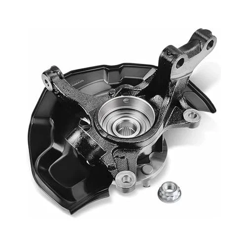 Nudillo de dirección delantero izquierdo del lado del conductor y buje de cojinete de rueda para Toyota Sienna Foto 1 de 3