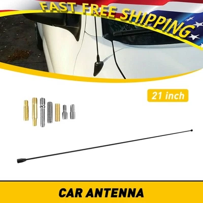 Antena 21" Mástil Negro Radio de Alimentación Inoxidable para AM/FM TOYOTA TACOMA 1995-2016 Foto 1 de 4