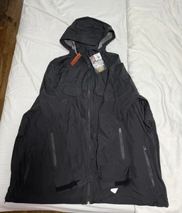 TRU-SPEC 24-7 WATERPROOF ALL SEASON RAIN PARKA JACKET COAT BLACK 3XL - Picture 1 of 10
