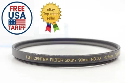 Super RARE For GX617 90mm Lens Fuji Fujifilm Center Filter ND-2X G617 77mm JAPAN - Image 1 of 4