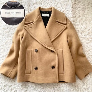 Abrigo Corto DRIES VAN NOTEN 2021 Otoño/Invierno, Beige, Para Mujer, Talla XS - Imagen 1 de 12
