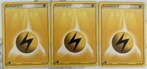 3 Pokémon Lightning Energy 109/109 Ruby & Sapphire Pokemon Cards E Reader - Picture 1 of 2