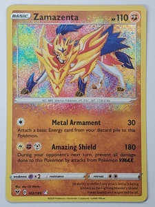 Zamazenta 102/185 Amazing Rare SWSH04: Vivid Voltage NM  English Pokemon Card - Picture 1 of 2