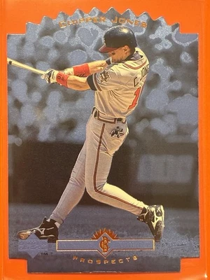 1996 Upper Deck Chipper Jones Blue Chip Prospects #BC10 Baseball Braves HOF - Imagem 1 de 2