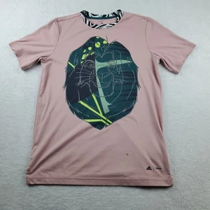 Adidas x Disney Youth 11-12Y The Lion King Simba Soccer Shirt Pink Green - Picture 1 of 18