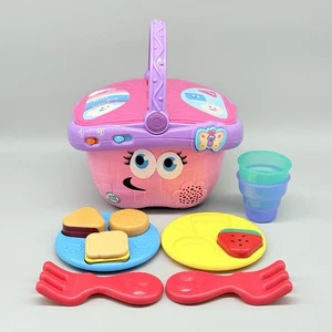 LeapFrog Talking Singing Shapes and Sharing Kids Fun Picnic Basket with 10 pcs - Picture 1 of 22