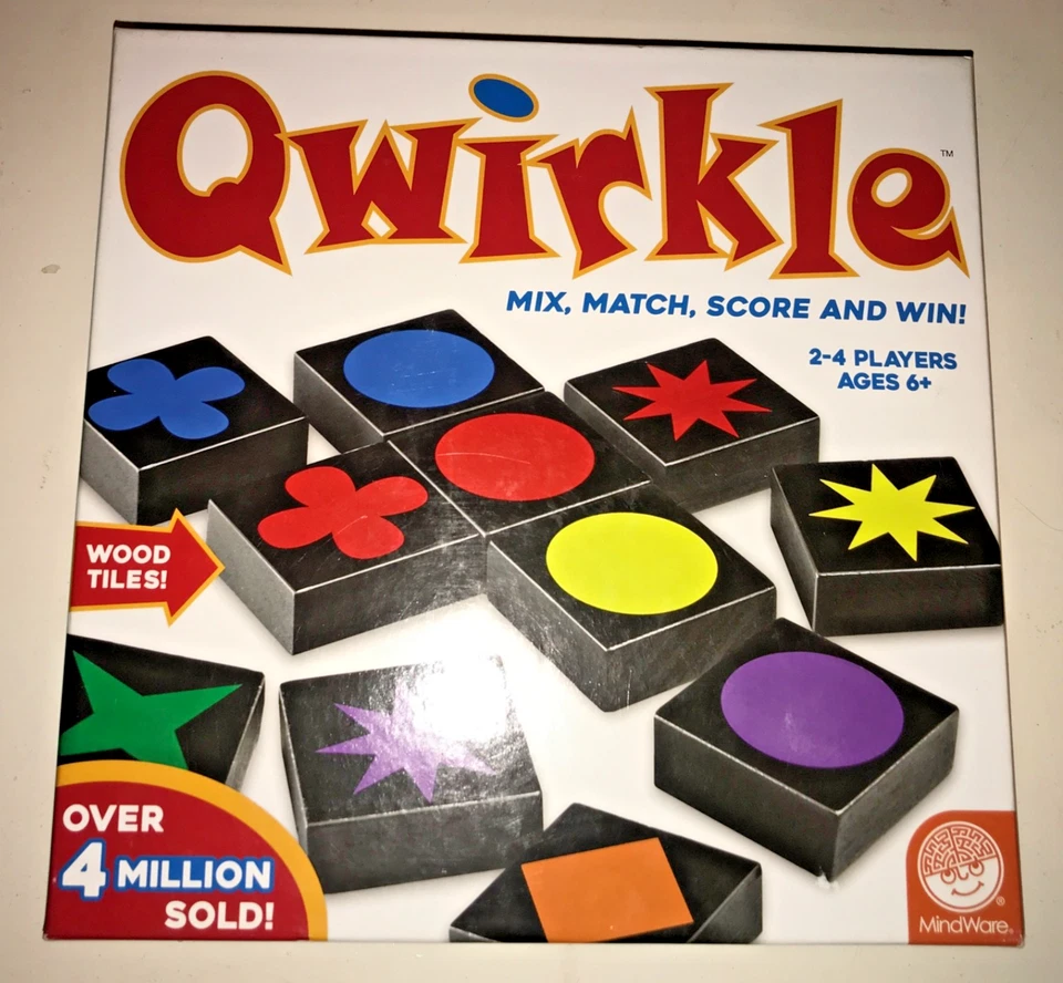 Qwirkle Board Game 100% Complete with Instructions Mensa - Image 1 of 4
