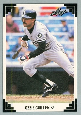 1991 Leaf Ozzie Guillen 331 White Sox - Image 1 of 2