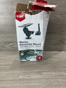 RAM® Universal Marine Electronic Mount - D Size Short w/ Arm and Plate Hi Torq - Picture 1 of 3