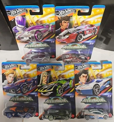 Hot Wheels AcceleRacers 2025 Set Of 5 Revert Sling Shot Rd09 Iridium Hollow Back - Image 1 of 4