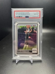 VICTOR WEMBANYAMA 2023-24 NBA HAUNTED HOOPS BASKETBALL ROOKIE #108 RC PSA 10 - Picture 1 of 2