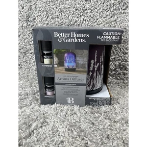 Better Homes & Gardens 3 Piece 100 ml Diffuser Set Lavender Fields New - Picture 1 of 9