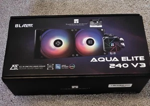 Thermalright Aqua Elite 240 White AIO CPU Cooler Liquid Cooling V3 - Authentic - Afbeelding 1 van 11