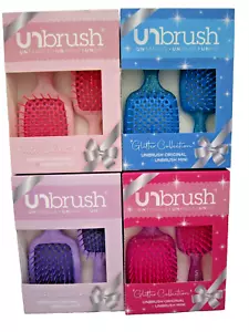 FHI HEAT UNbrush Spazzola Districante Ventilata Wet & Dry Set di 2 Glitter Pastello Mini - Foto 1 di 1