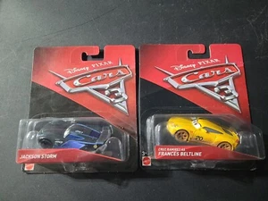 Disney Pixar Cars 3 Jackson Storm und Cruz Ramirez als Frances Beltline. NiB. - Bild 1 von 3
