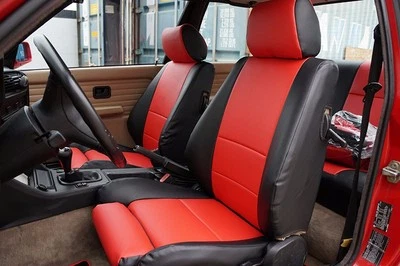 for BMW 1 SERIES SEAT COVERS 2008-2013 IGGEE S.LEATHER CUSTOM FIT 13 COLORS - Image 1 of 4