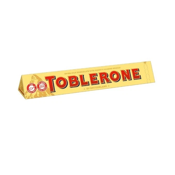 6x Toblerone chocolate con leche suizo con miel y turrón de almendras, 100 g Israel Kosher Foto 1 de 1