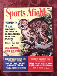 SPORTS AFIELD Outdoors Magazine August 1966 Fred Sweney Vamints Hunting Fishing - Picture 1 of 1