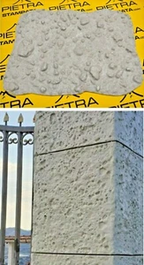 STAMPO intonaco stampato FINTA PIETRA roccia muro stampato Vertical Concrete Mat - Picture 1 of 7