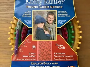 Knifty Knitters Round loom series set of 4 Knitting Looms - Picture 1 of 3