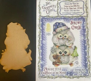 Tole Pattern Packet:  Snowy Owls + WOOD by Jamie Mills-Price - Picture 1 of 4