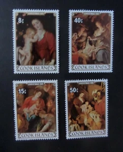Cookinseln 1982 Weihnachten Rubens Gemälde SG827/30 MNH UM unmontiert neuwertig - Bild 1 von 1