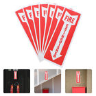  8 Pcs Fire Extinguisher Sticker The Sign Stickers Labels Tag