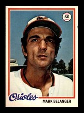 1978 O-Pee-Chee Mark Belanger #125 OPC Baltimore Orioles